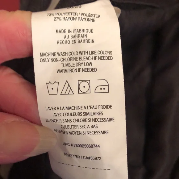 Perry Ellis - Gray - 37x 29 - Dress Pants - Picture 6 of 6